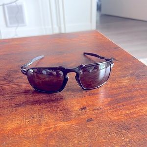 Oakley X-Metal Badman Men Sunglasses - Dark Carbon - Black Iridium Polarized.